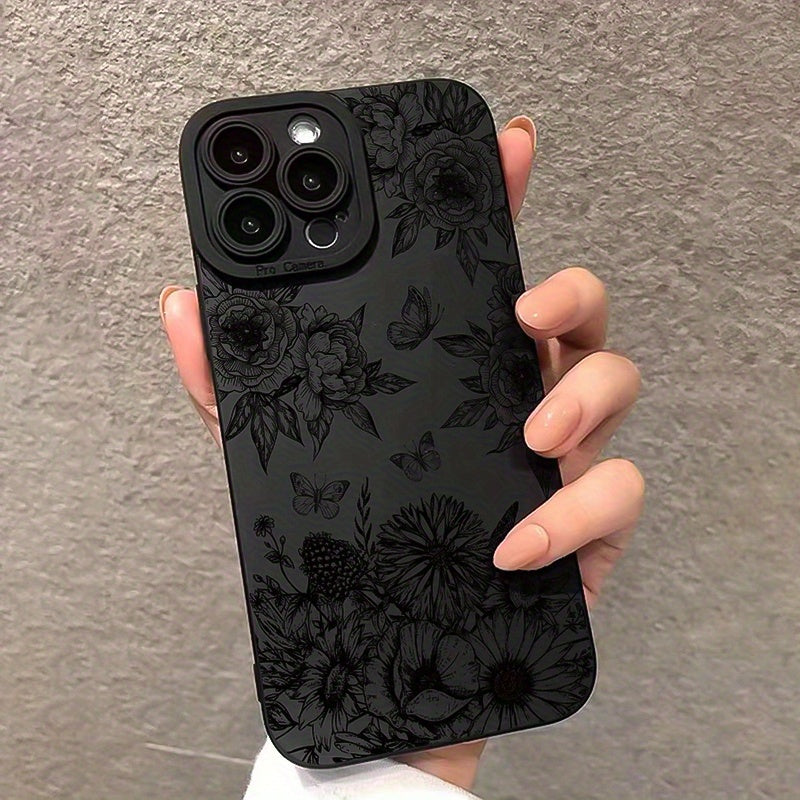 1853-A Yaratıcı Çiçek Desenli Telefon Kılıfı – iPhone 16, 15, 15 Pro, 15 Plus, 15 Pro Max, 14, 14 Pro, 14 Pro Max, 13, 13 Pro, 13 Pro Max, 12, 12 Pro, 12 Pro Max, 12 Mini, 13 Mini, 11, 11 Pro, 11 Pro Max, 8 Plus, 7 Plus, X, XS Max, XR Uyumlu