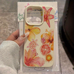 Renkli Çiçek Desenli, Taze ve Dekoratif Telefon Kılıfı