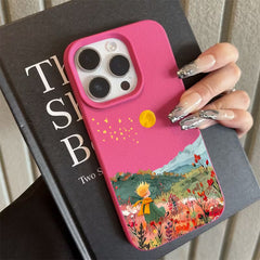 Sanatsal Manzara Tasarımlı Telefon Kılıfı – Romantik ve Şık