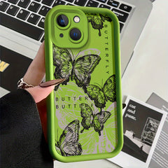 Sky Ladder Tam Ekran Kelebek Desenli iPhone Kılıfı