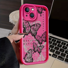 Sky Ladder Tam Ekran Kelebek Desenli iPhone Kılıfı