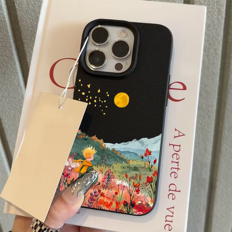 Sanatsal Manzara Tasarımlı Telefon Kılıfı – Romantik ve Şık