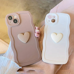 2’li Dalgalı ve Love Temalı iPhone Kılıf Seti